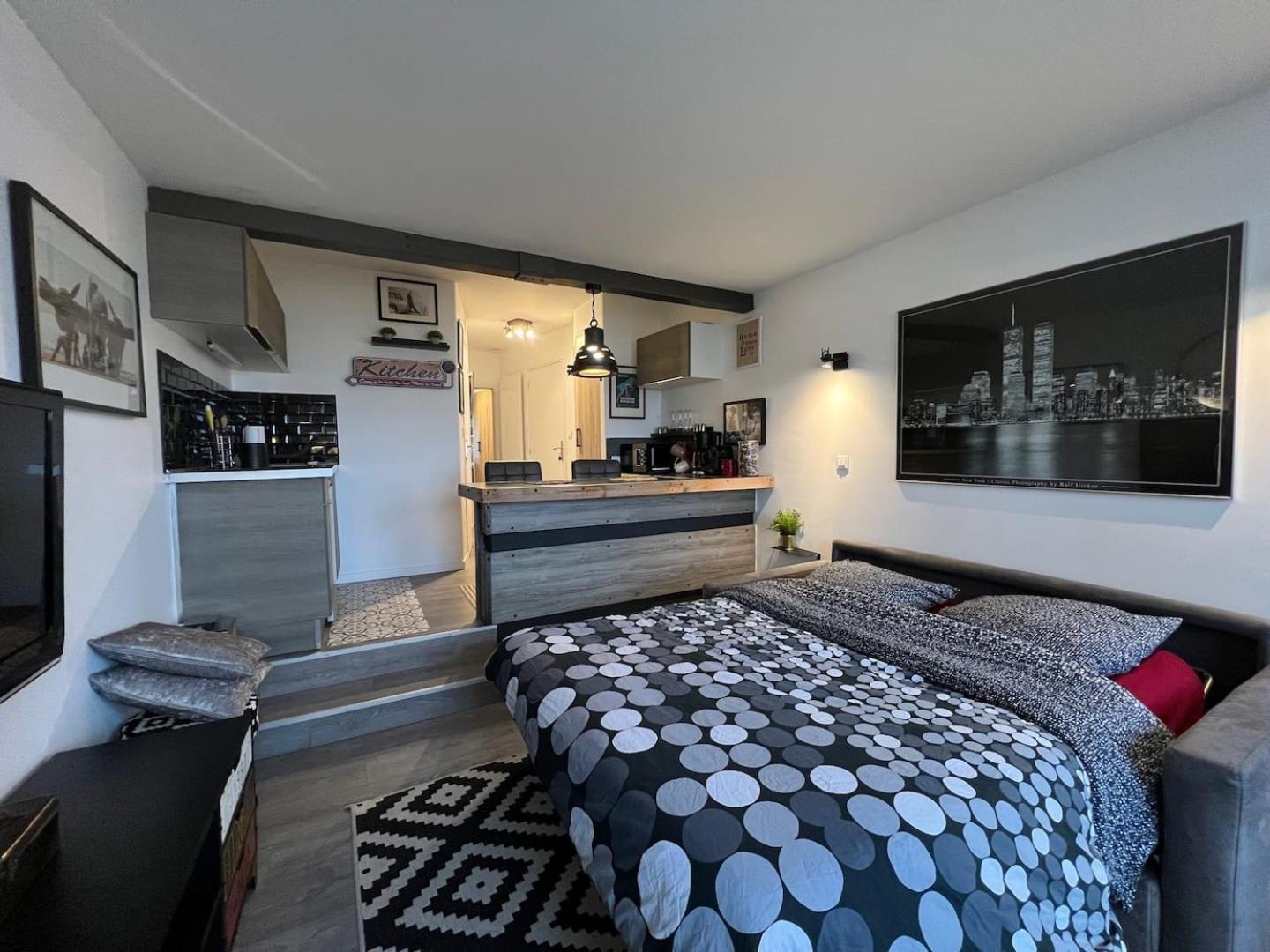 Studio Magnifique Vue Mer, Port-Deauville, Proche Plage, Centre-Ville Et Casino Zewnętrze zdjęcie